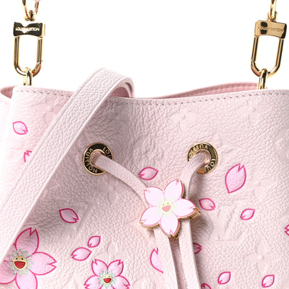 Louis Vuitton LV X TM Empreinte Cherry Blossom Neonoe BB Pink 7 of 10