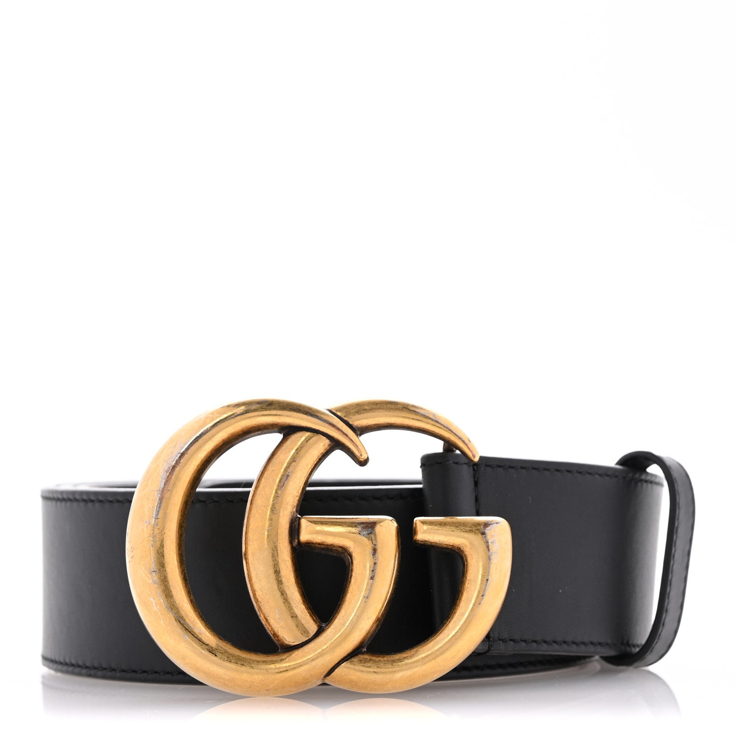 Gucci Calfskin Double G 40mm Belt 115 46 Black 1 of 9