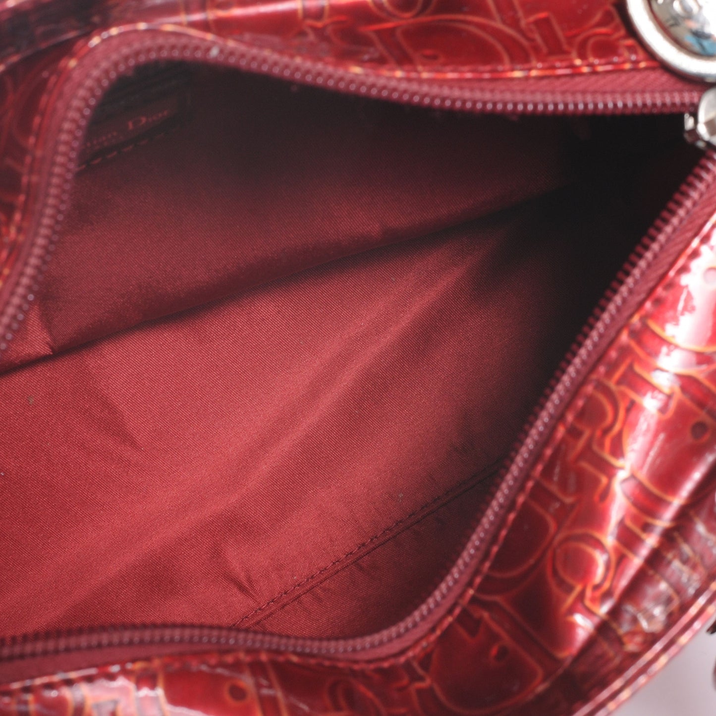 Patent Ultimate Medium Lady Dior Red