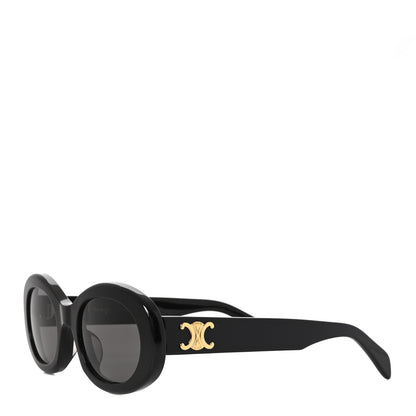 Celine Acetate Triomphe 01 Sunglasses CL 40194U Black 1 of 7