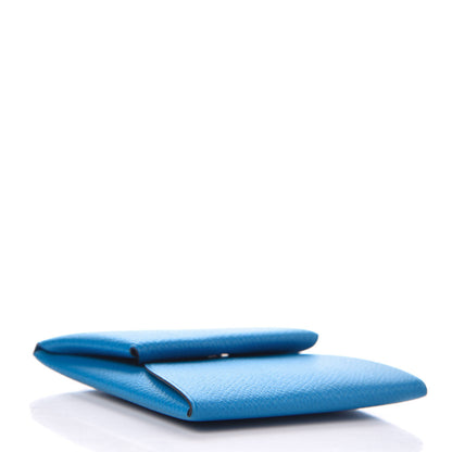 Hermes Epsom Bastia Coin Purse Bleu Izmir 4 of 8