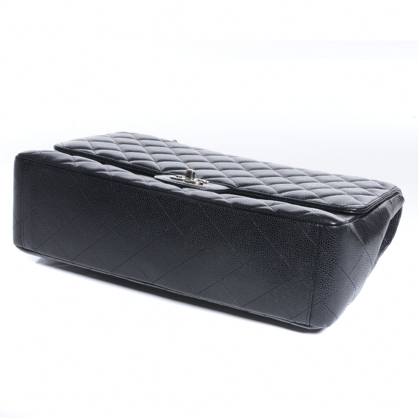 Caviar Maxi Single Flap Black