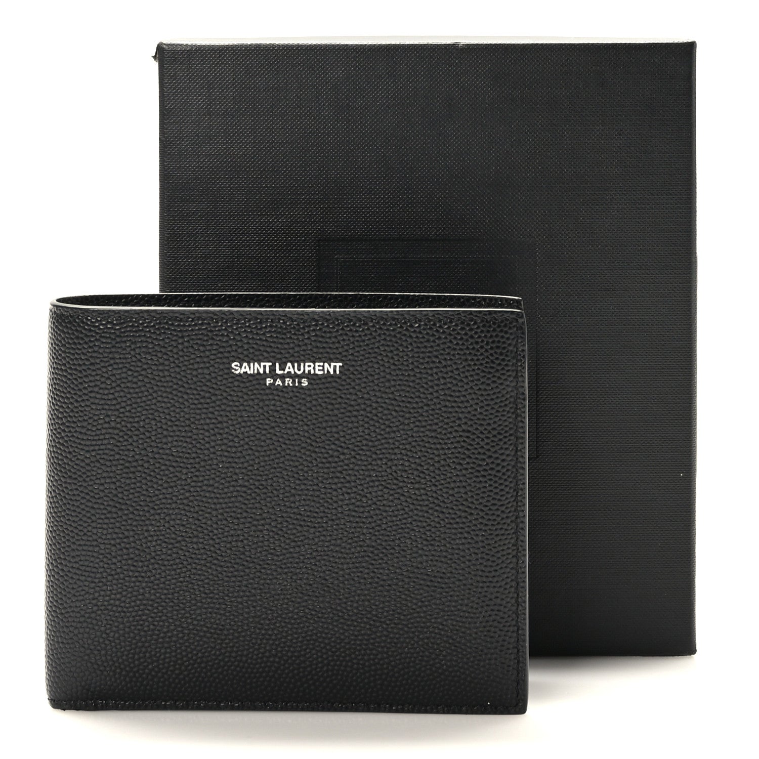 Saint Laurent Calfskin East West Wallet Black 3 of 7