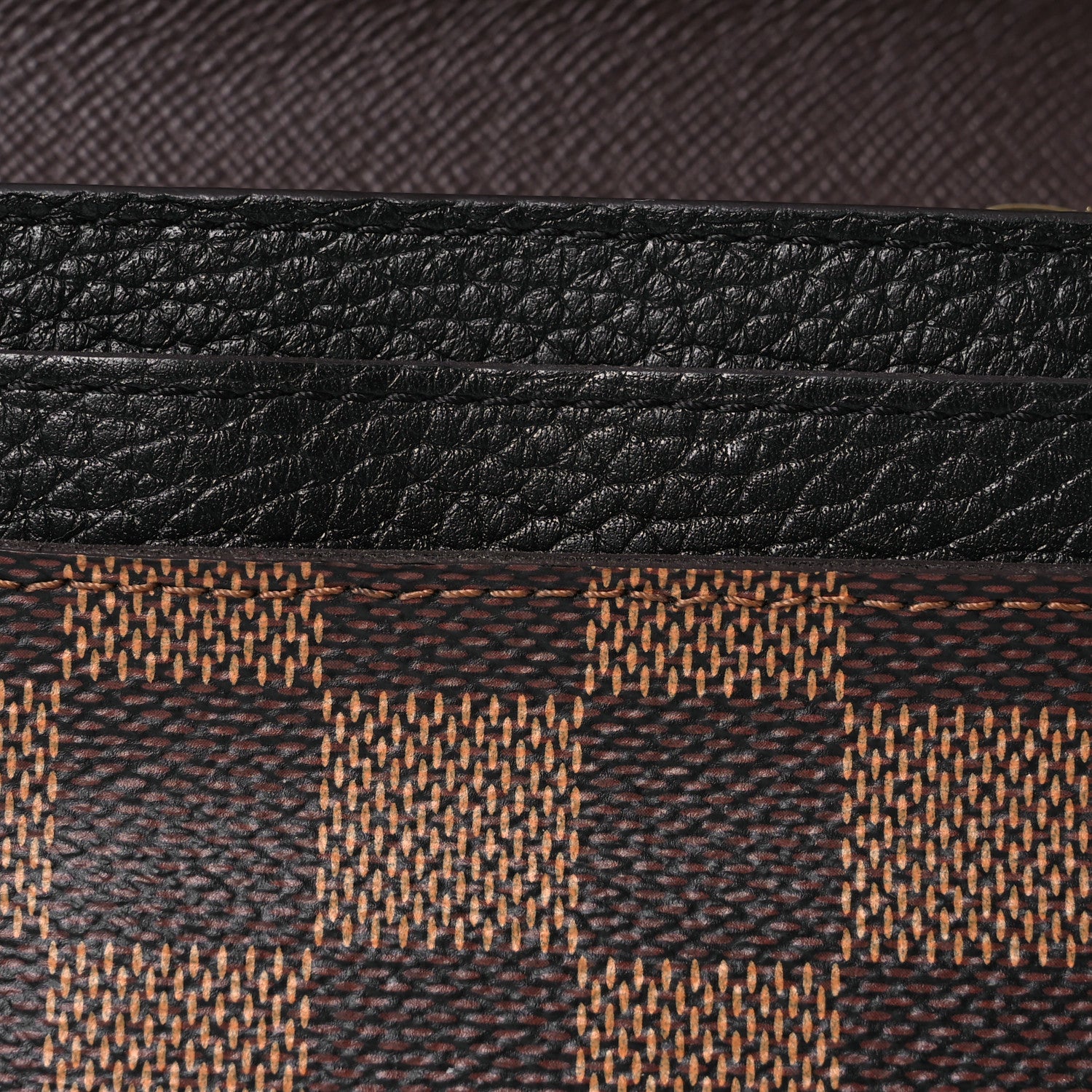 Louis Vuitton Damier Ebene Normandy Wallet Black 11 of 11