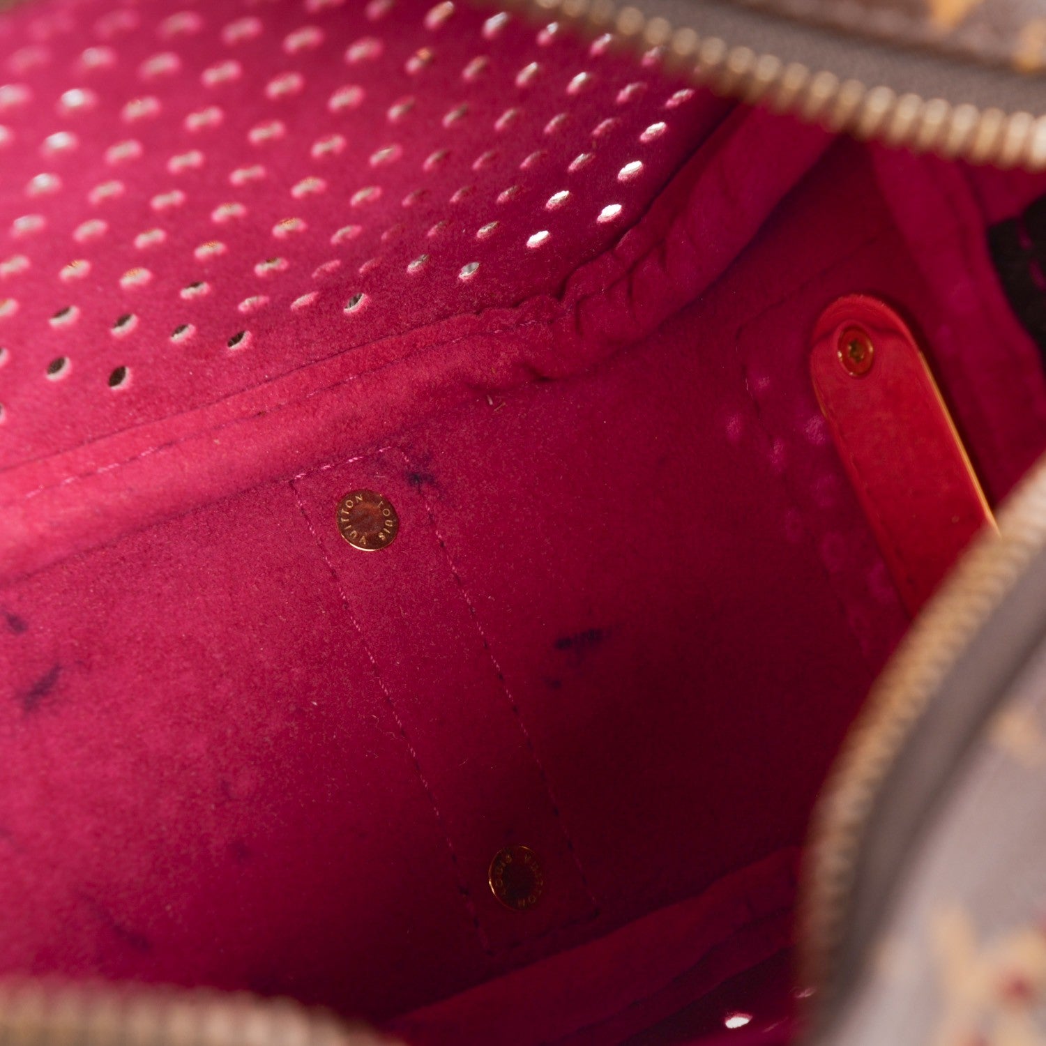 Louis Vuitton Monogram Perforated Mini Trocadero Fuchsia 8 of 8