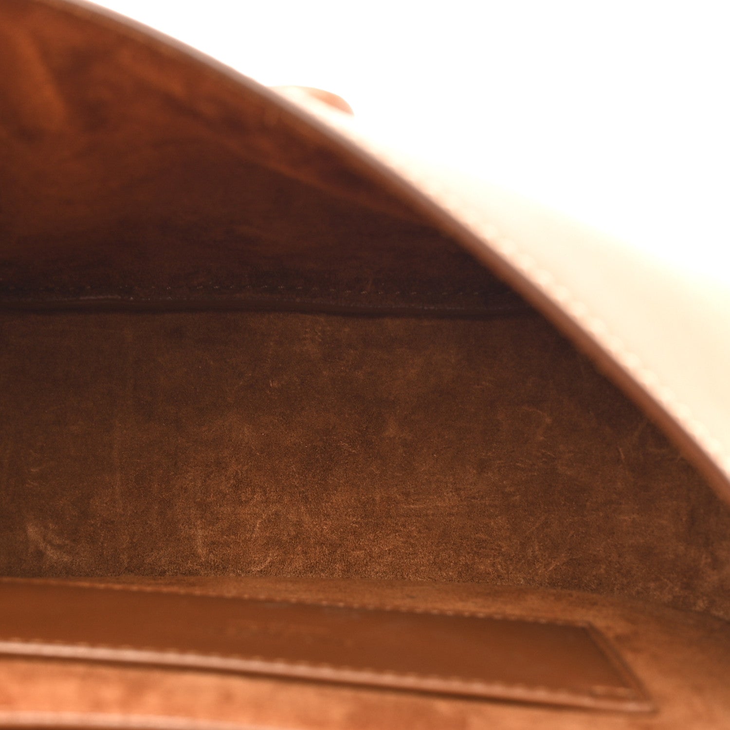 Saint Laurent Vegetable Tanned Calfskin Le Caban Satchel Bag Brick 5 of 16