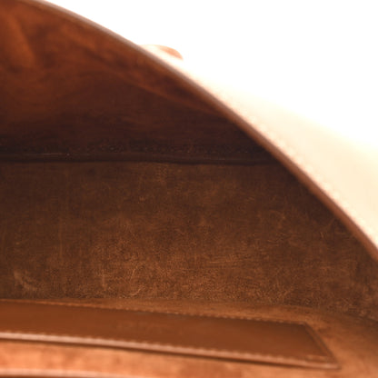 Saint Laurent Vegetable Tanned Calfskin Le Caban Satchel Bag Brick 5 of 16