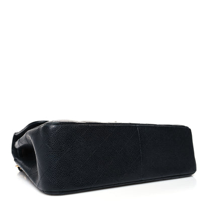 Chanel Caviar Quilted Jumbo Double Flap Black 4 of 16