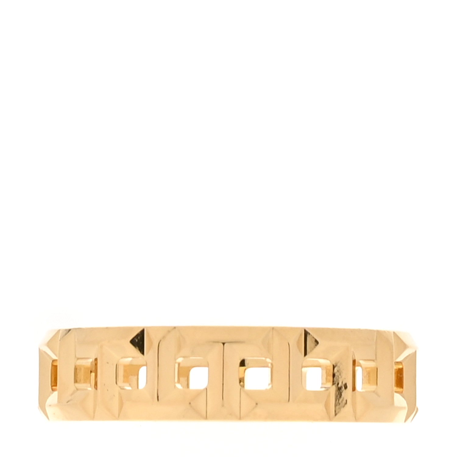 Tiffany 18K Yellow Gold T True Wide Ring 61 9.5 3 of 5