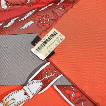 Hermes Silk Festival des Amazones Scarf 90 Rouge Etoupe Rouge H 4 of 4