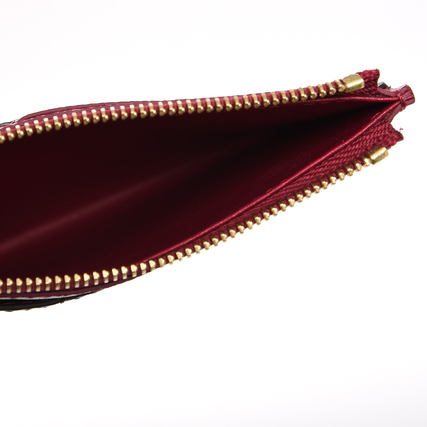 Monogram Zipped Card Holder