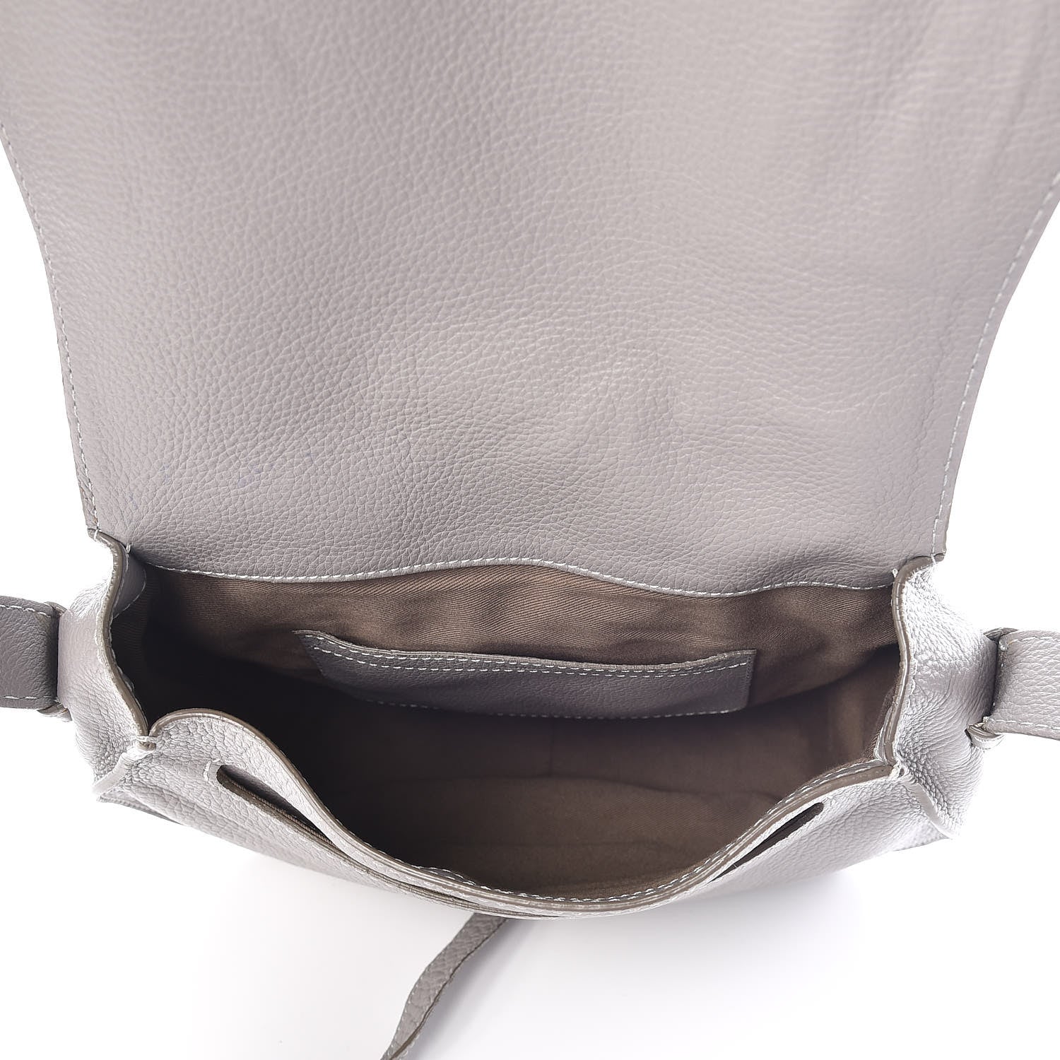 Chloe Calfskin Medium Marcie Round Crossbody Bag Cashmere Grey 5 of 9