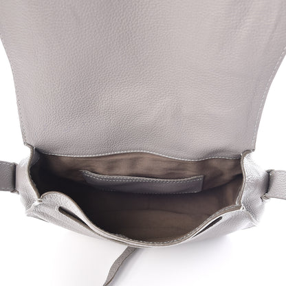 Chloe Calfskin Medium Marcie Round Crossbody Bag Cashmere Grey 5 of 9
