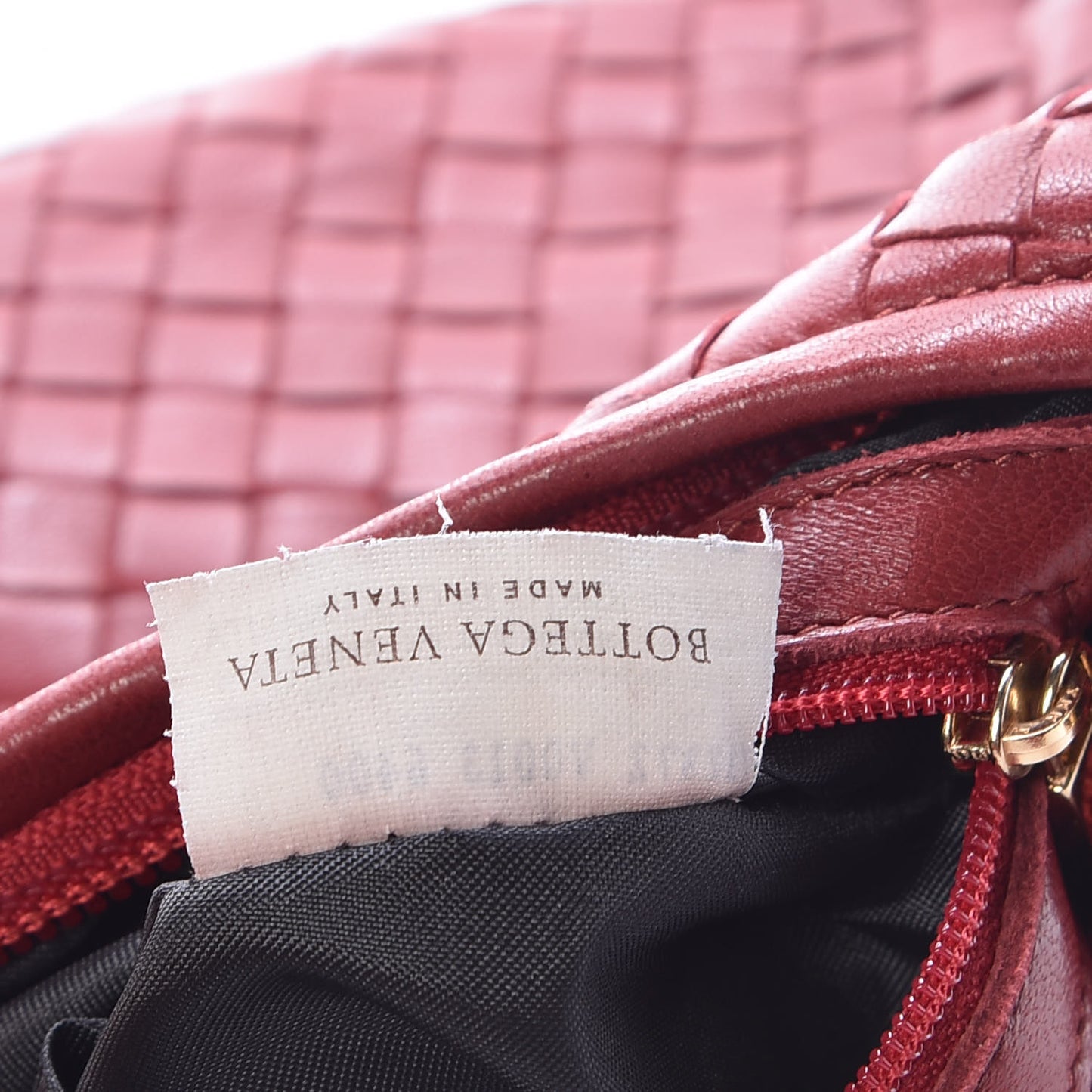 Nappa Intrecciato Small Hobo Bordeaux