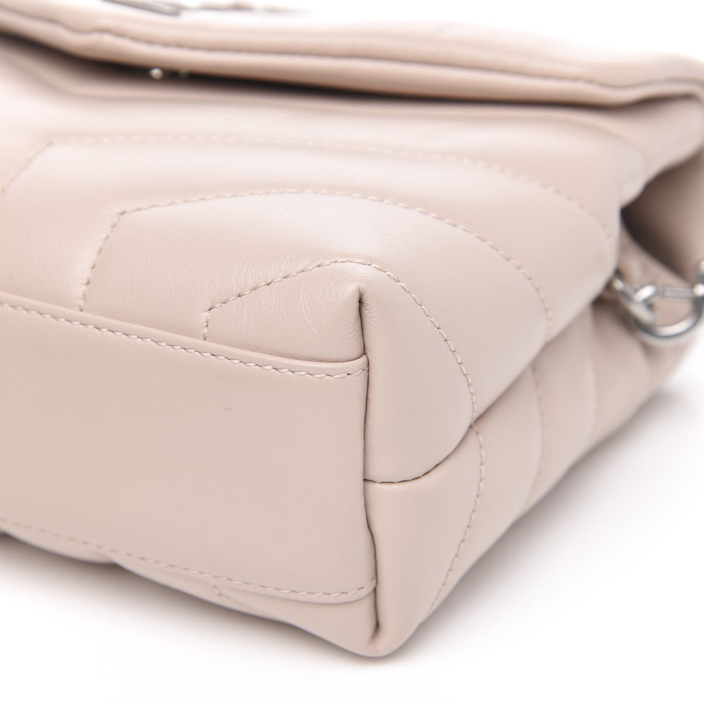 Calfskin Y Quilted Monogram Toy Loulou Crossbody Bag Marble Pink