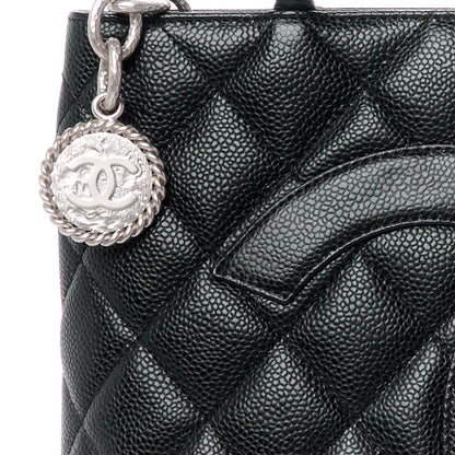 Chanel Caviar Quilted Medallion Tote Black 9 of 11