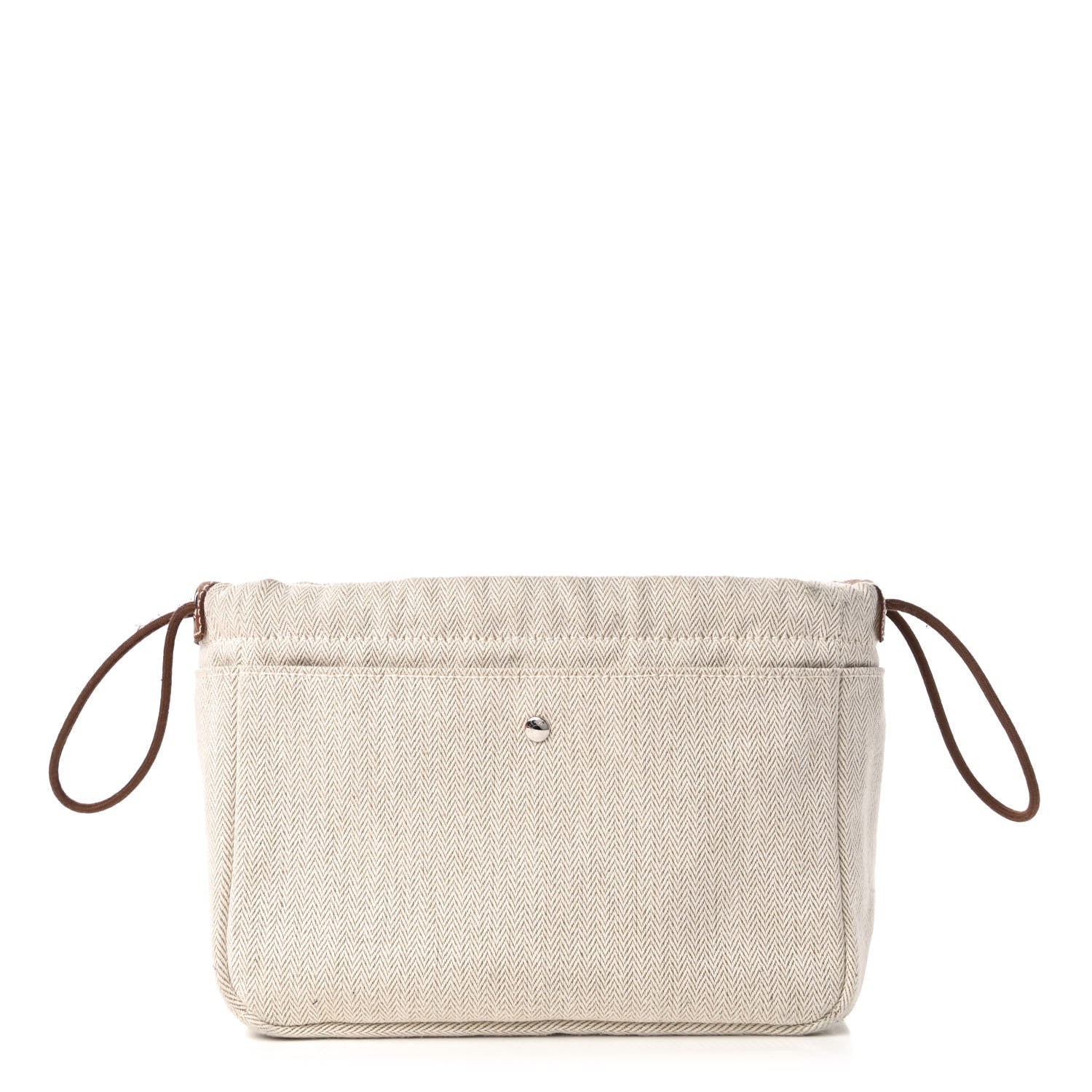 Hermes Canvas Barenia Fourbi 20 PM Pouch Naturel Fauve 1 of 10