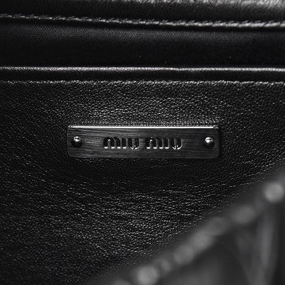 Miu Miu Nappa Matelasse Flap Black 6 of 13