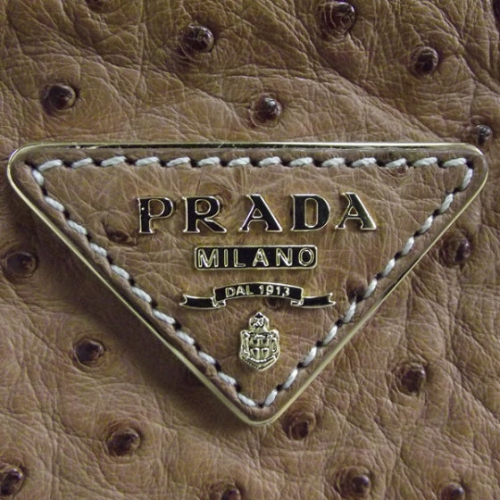 Ostrich Executive Tote Cognac