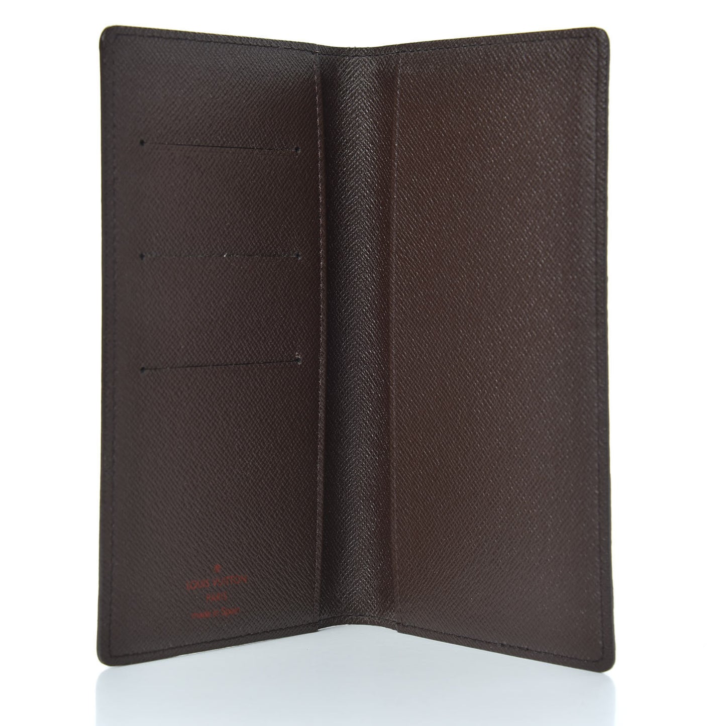 Damier Ebene Checkbook Cover Wallet