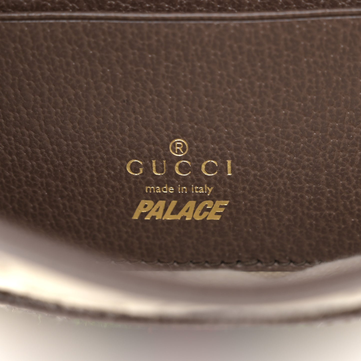 X PALACE GG P Canvas Monogram Web Flap Messenger Brown
