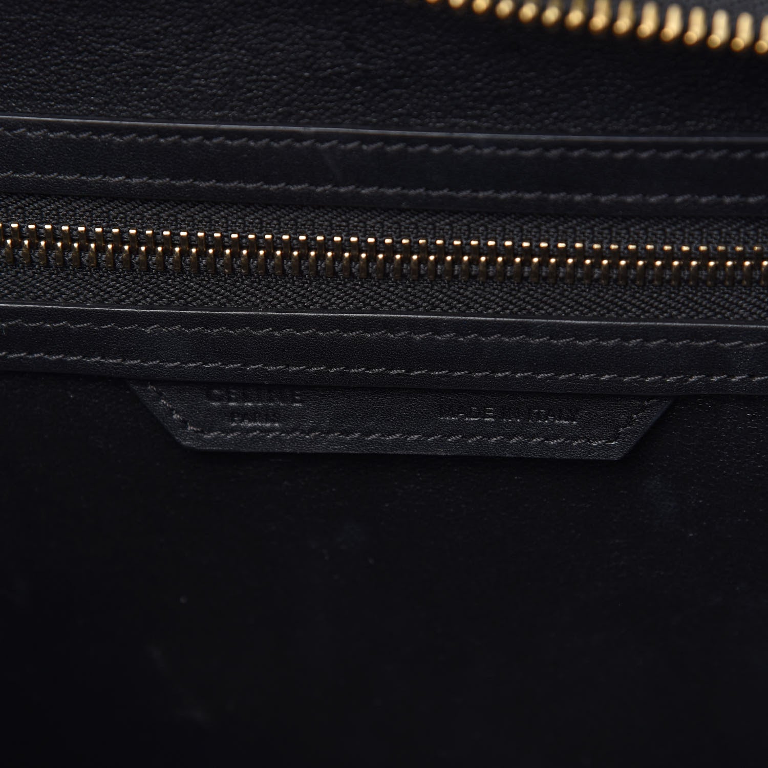 Celine Smooth Calfskin Mini Luggage Black 8 of 9