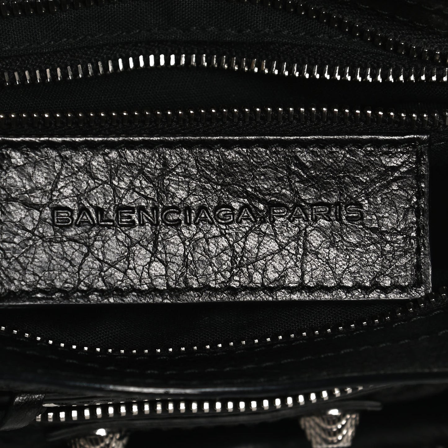 Agneau Giant 12 Silver Hardware Mini City Black