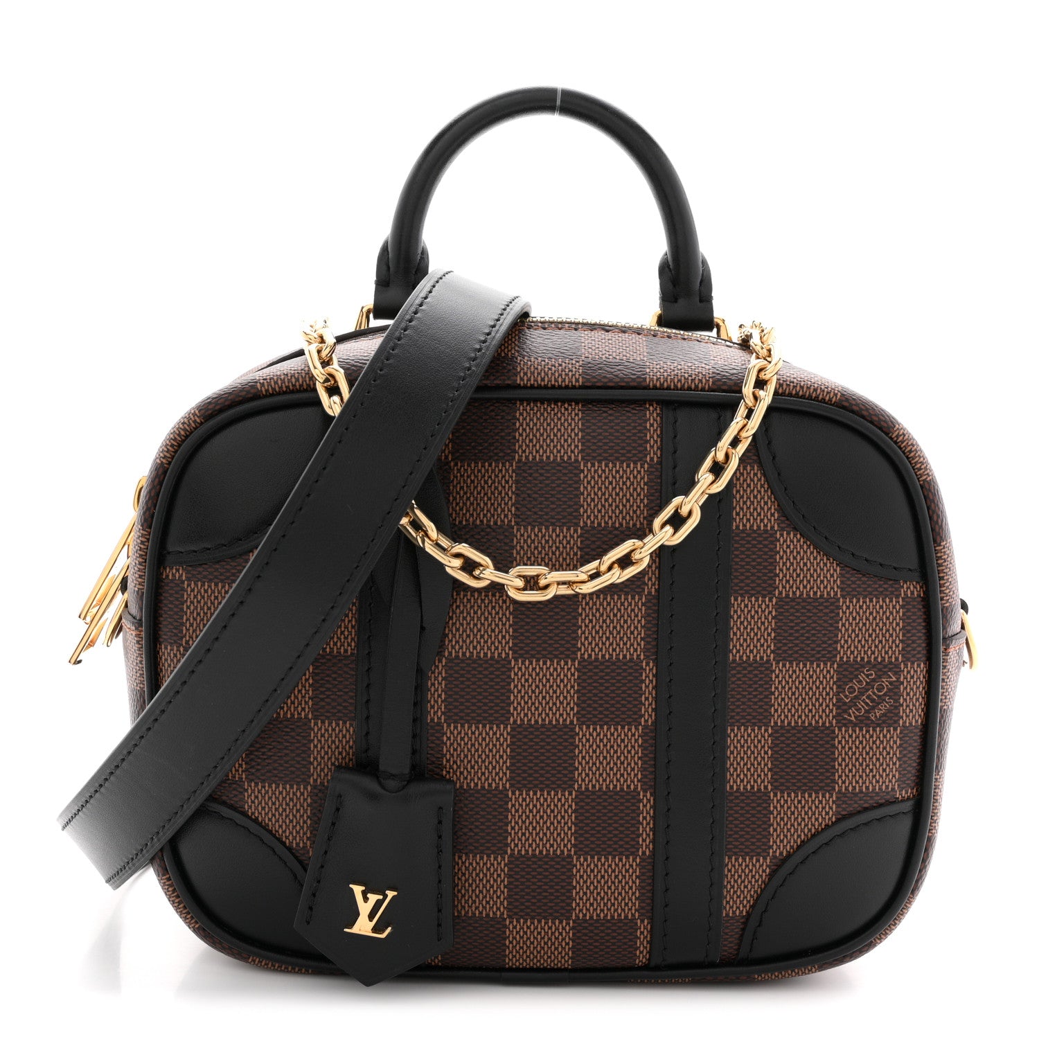 Louis Vuitton Damier Ebene Valisette Souple BB Black 1 of 9