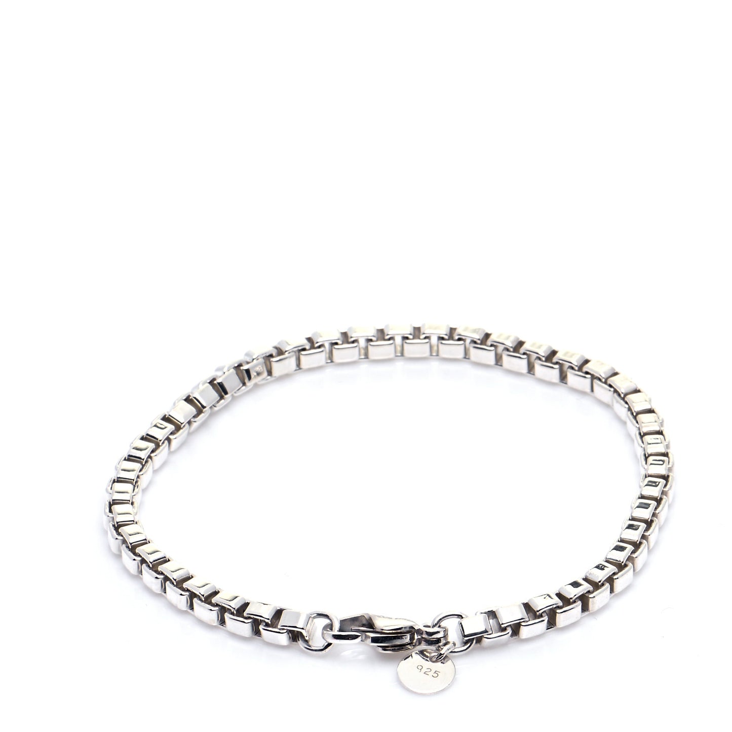 Sterling Silver 4mm Venetian Link Bracelet