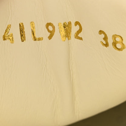 Valentino Garavani Laminated Calfskin Nappa Upvillage Sneakers 38 Platinum Ivory Amber 8 of 8