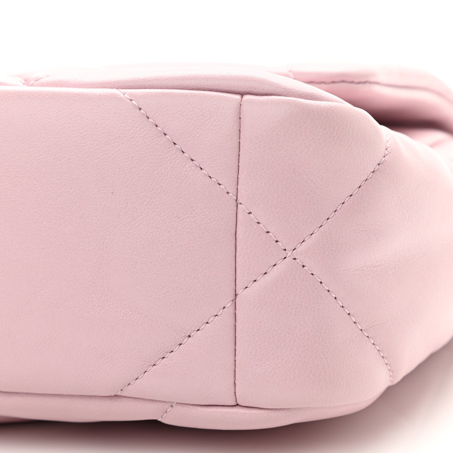 Chanel Lambskin Quilted Medium Chanel 19 Flap Light Pink 10 of 10