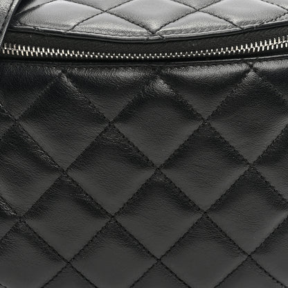 Chanel Lambskin Quilted Waist Belt Bag Black 8 of 10