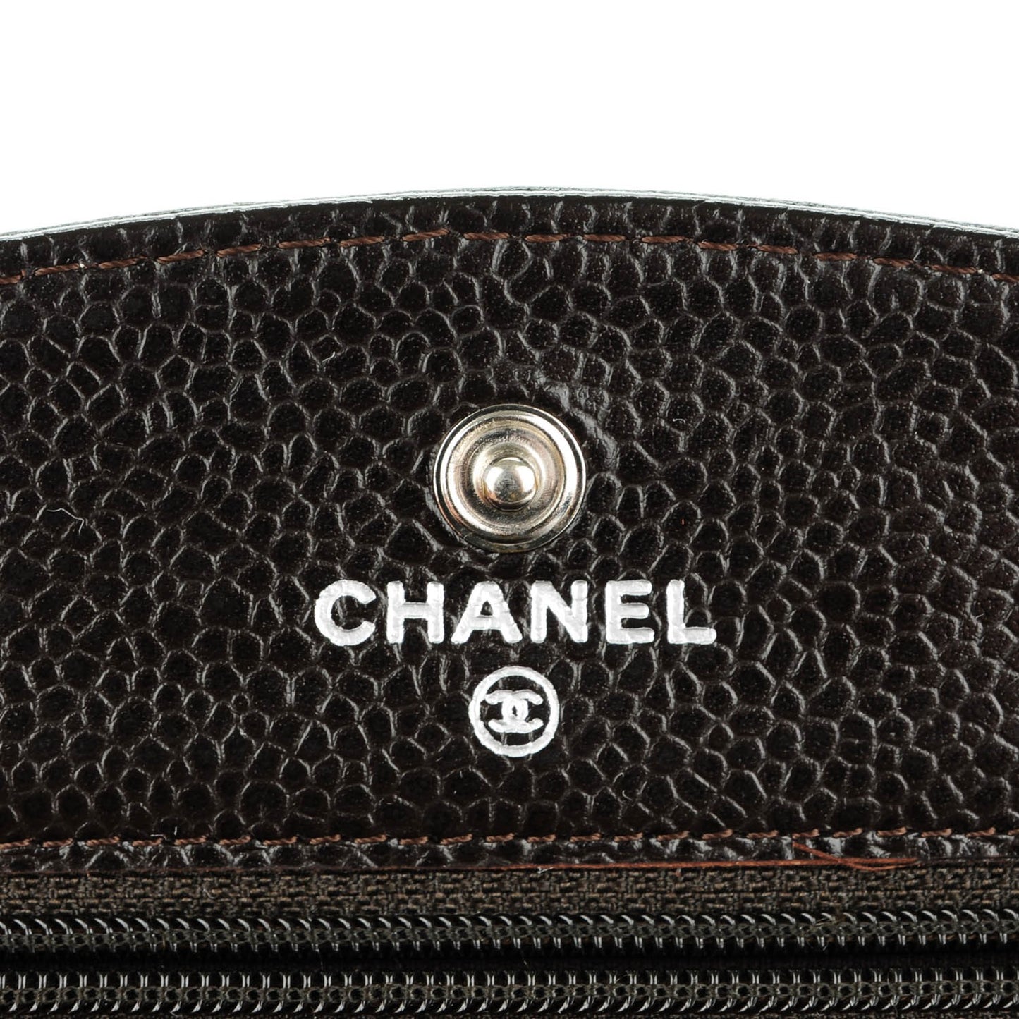 Caviar Timeless CC Wallet On Chain WOC Dark Brown