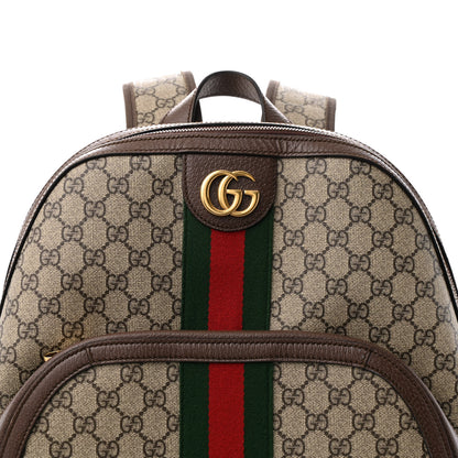 Gucci GG Supreme Monogram Medium Ophidia Day Backpack Brown 8 of 14
