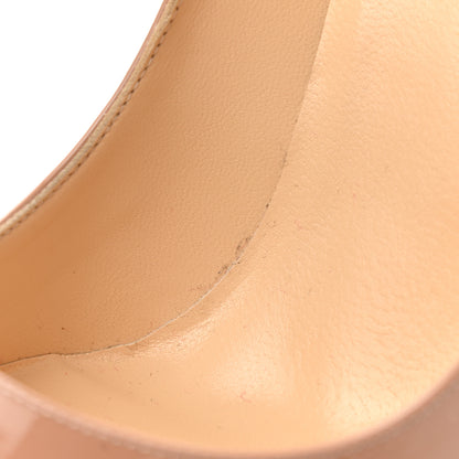 Christian Louboutin Patent So Kate 120 Pumps 38.5 Nude 7 of 14