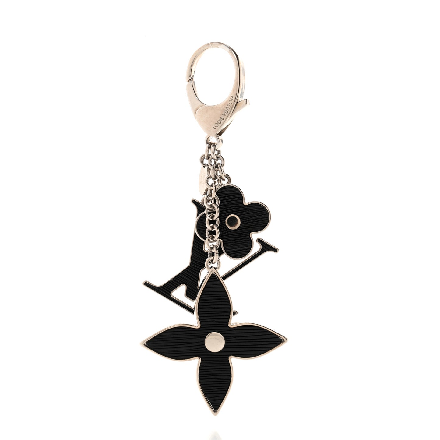 Electric Epi Fleur d'Epi Bag Charm Black