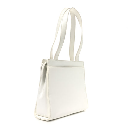 Chanel Caviar CC Shoulder Bag White 3 of 10