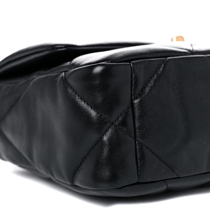 Chanel Lambskin Quilted Medium Chanel 19 Flap Black 8 of 9