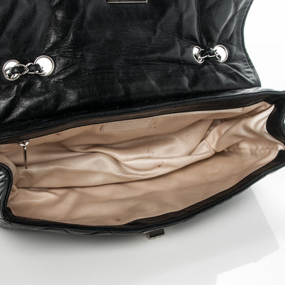 Chanel Lambskin East West Accordion Flap Black 5 of 10
