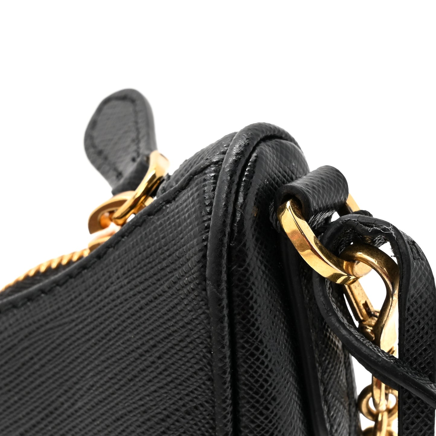 Saffiano Lux Re-Edition 2005 Shoulder Bag Black