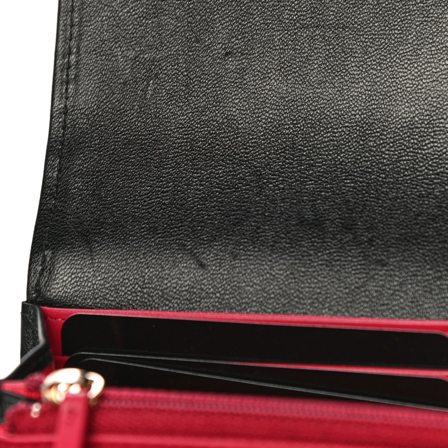 Lambskin Quilted Chanel 19 Flap Wallet Black