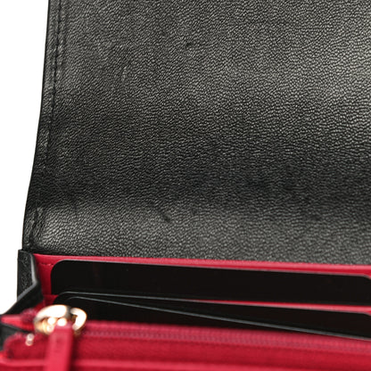 Chanel Lambskin Quilted Chanel 19 Flap Wallet Black 13 of 17