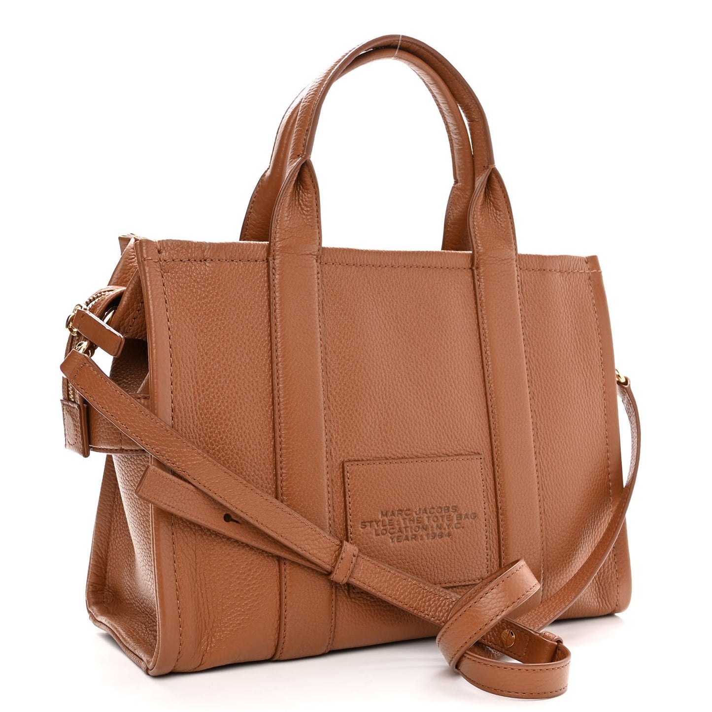 Grained Calfskin Medium The Tote Bag Argan Oil