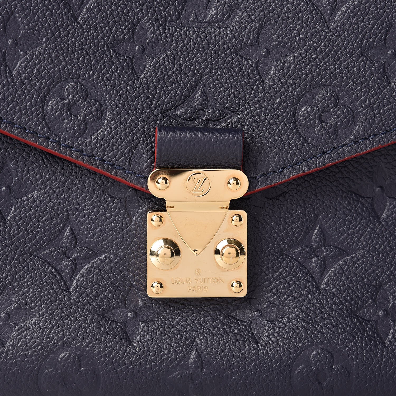 Louis Vuitton Empreinte Pochette Metis Marine Rouge 8 of 10