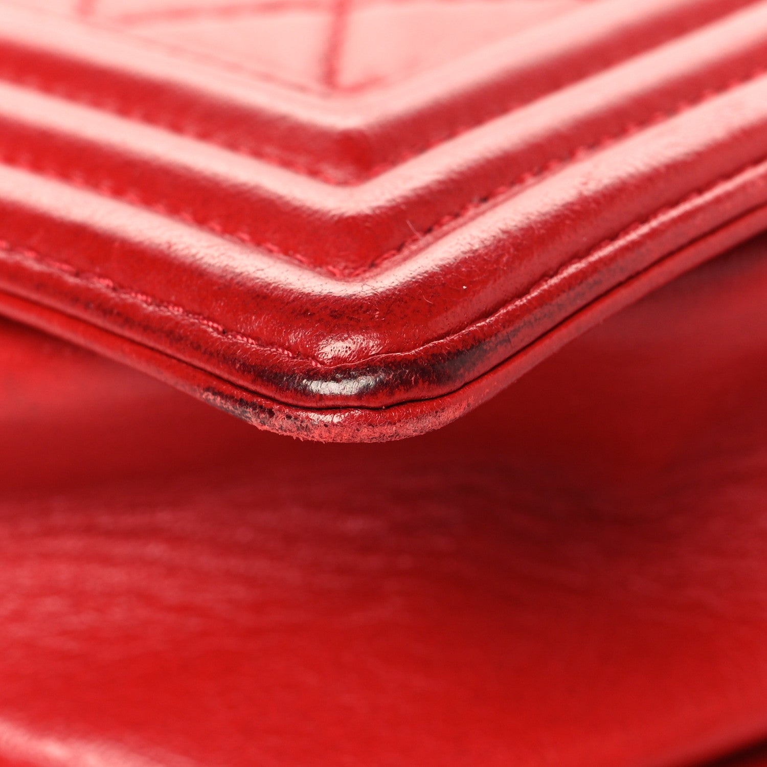Chanel Lambskin Quilted New Medium Boy Flap Red 12 of 13