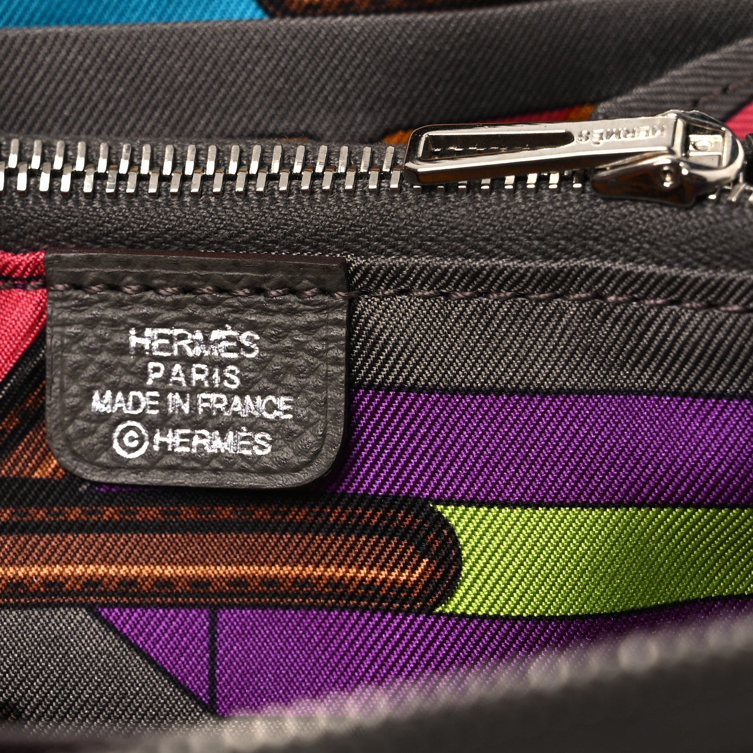 Hermes Epsom Silk'in Compact Wallet Etain 6 of 8