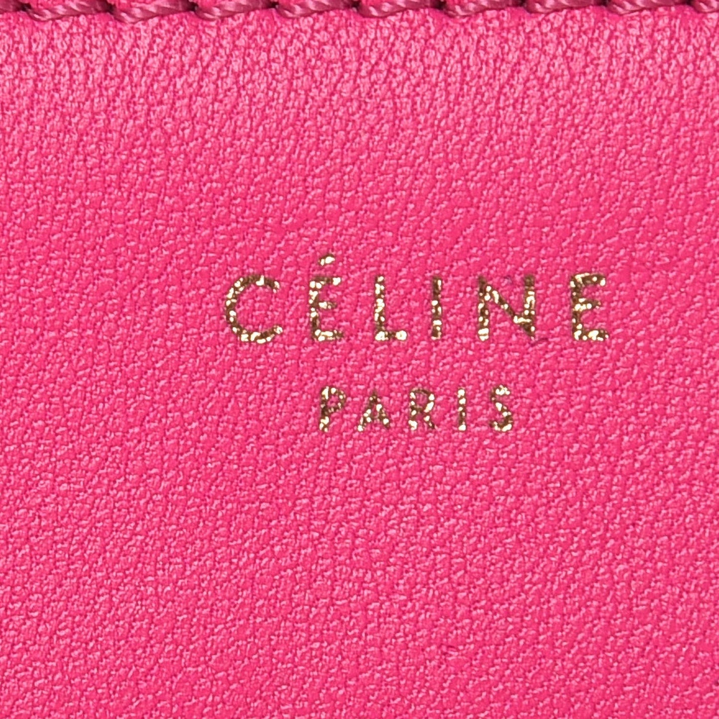 Lambskin Small Trio Crossbody Bag Fluo Pink