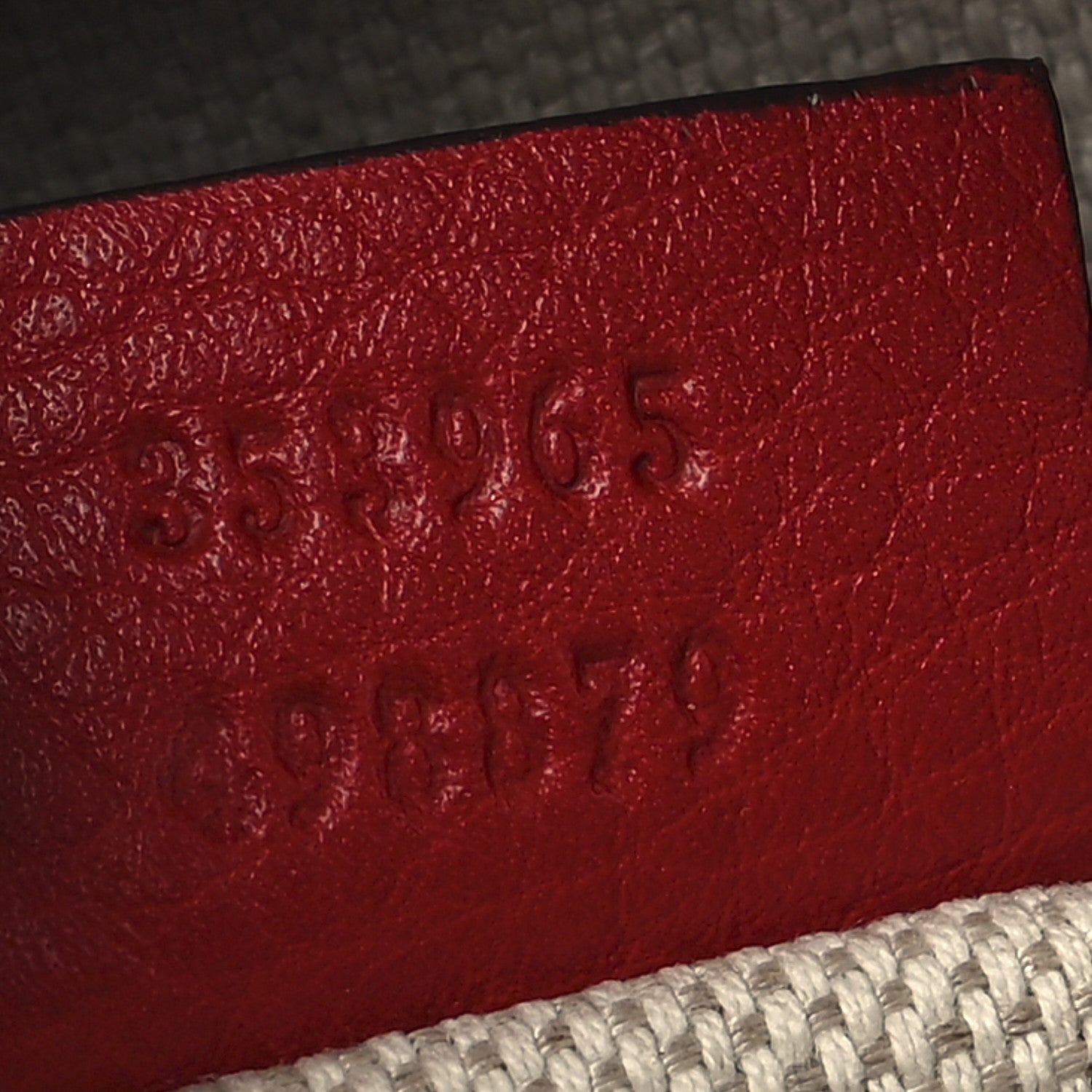 Gucci Pebbled Calfskin Mini Soho Chain Bag Tabasco Red 7 of 12