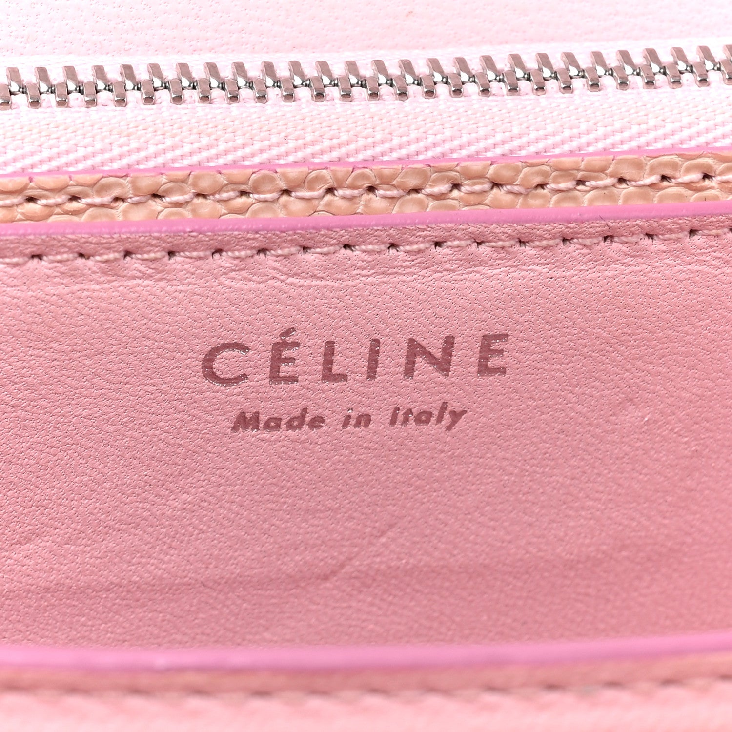 Celine Lizard Medium Classic Box Flap Bag Pink 7 of 15