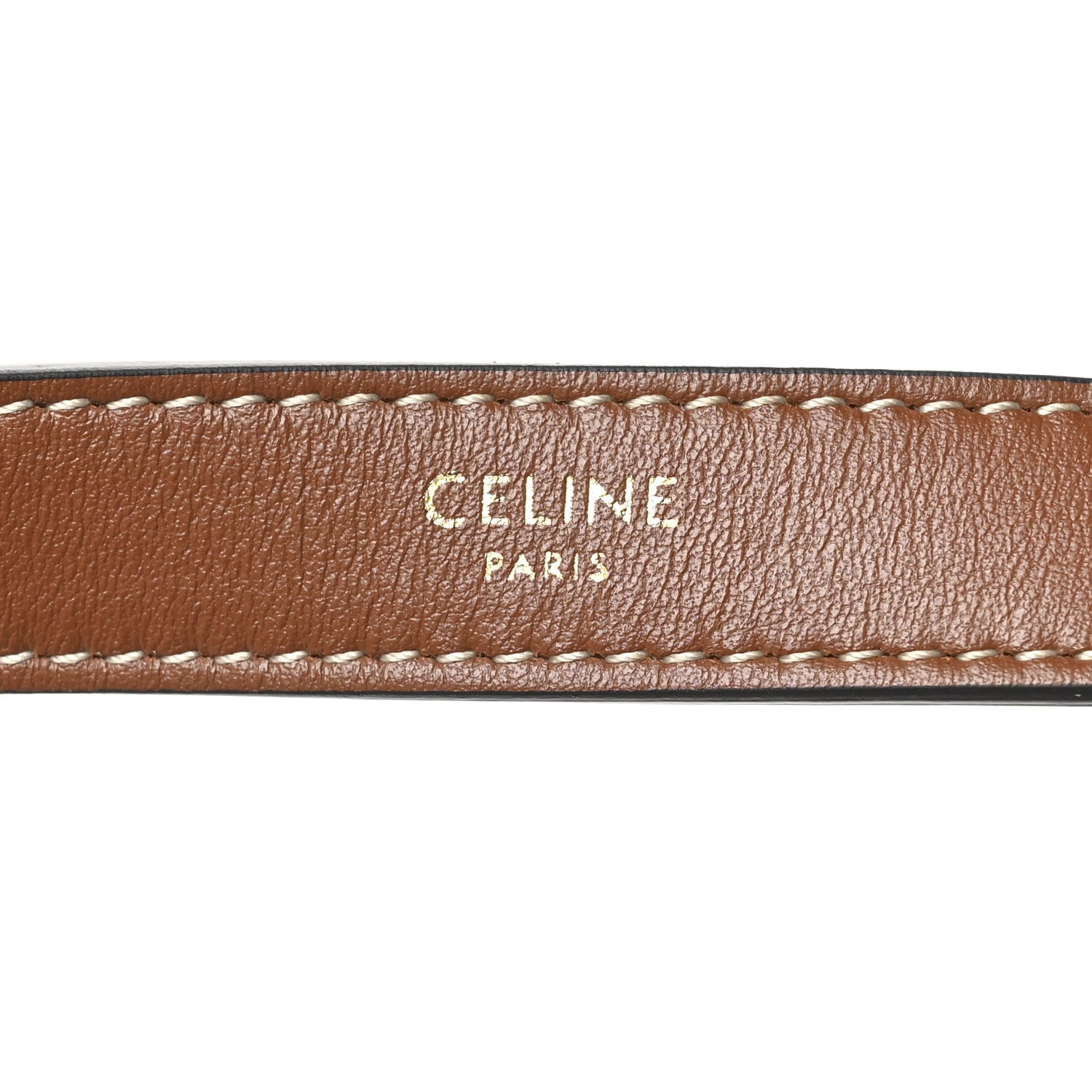 Celine Smooth Calfskin Medium Strap Ava Triomphe Shoulder Bag Tan 7 of 10